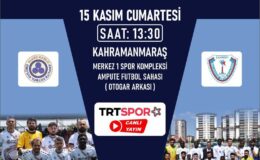 Ampute Futbol Türkiye Kupası Finali Kahramanmaraş’ta Düzenlenecek