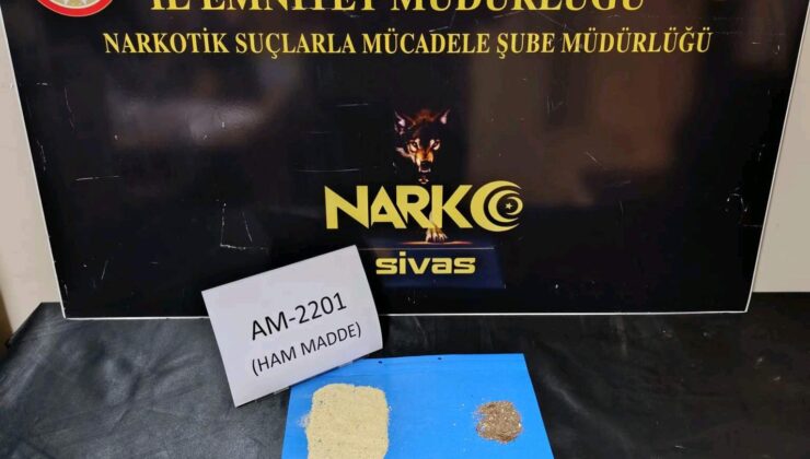 Sivas’ta Uyuşturucu Operasyonu: 3 Şahıs Tutuklandı