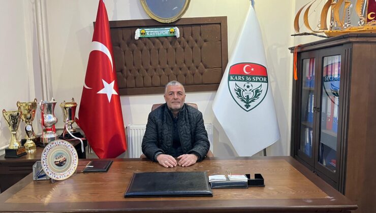Kars 36 Spor Kulüp Başkanı Uluman, görevinden istifa etti