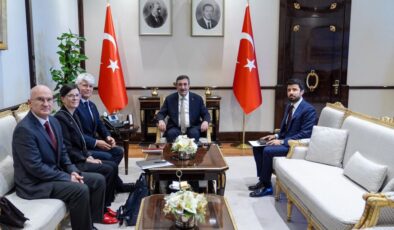 Cevdet Yılmaz, İsviçre Büyükelçisi Scheurer’i Kabul Etti