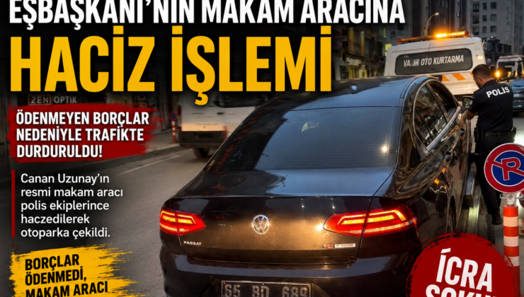 İpekyolu Belediye Eşbaşkanı’nın Makam Aracına Haciz İşlemi