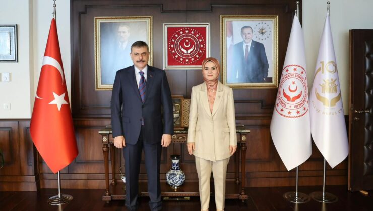 İçişleri Bakanı Mustafa Çiftçi’den Aile ve Sosyal Hizmetler Bakanı Mahinur Özdemir Göktürk’e Ziyaret