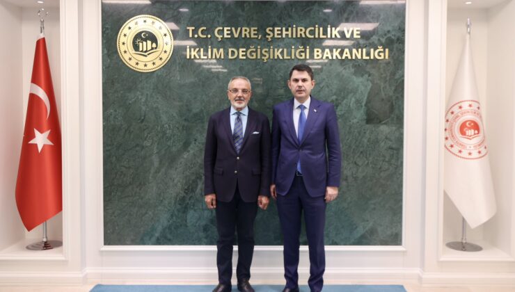Çevre, Şehircilik Ve İklim Değişikliği Bakanı Kurum, DEM Parti Milletvekili Sakık İle Görüştü