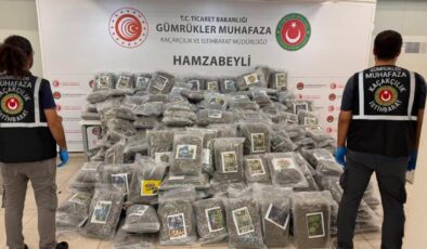 Hamzabeyli Sınır Kapısı’nda 287 Kilo Esrar Ele Geçirildi